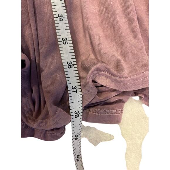 ANTHROPOLOGIE EASEL Mauve Oversized Josy Babydoll Drop Sleeve Dress MEDIUM - Picture 7 of 8